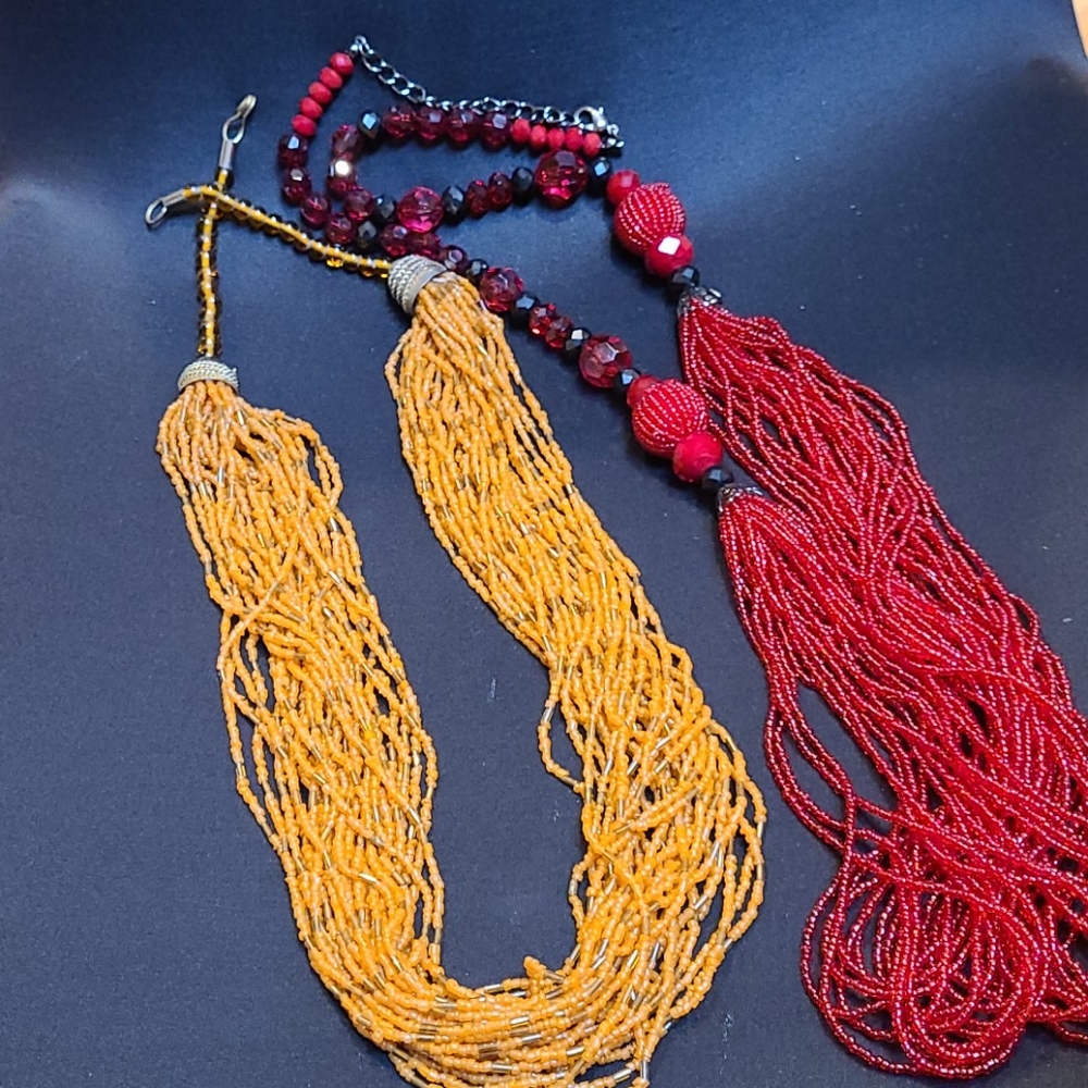 Beaded necklaces